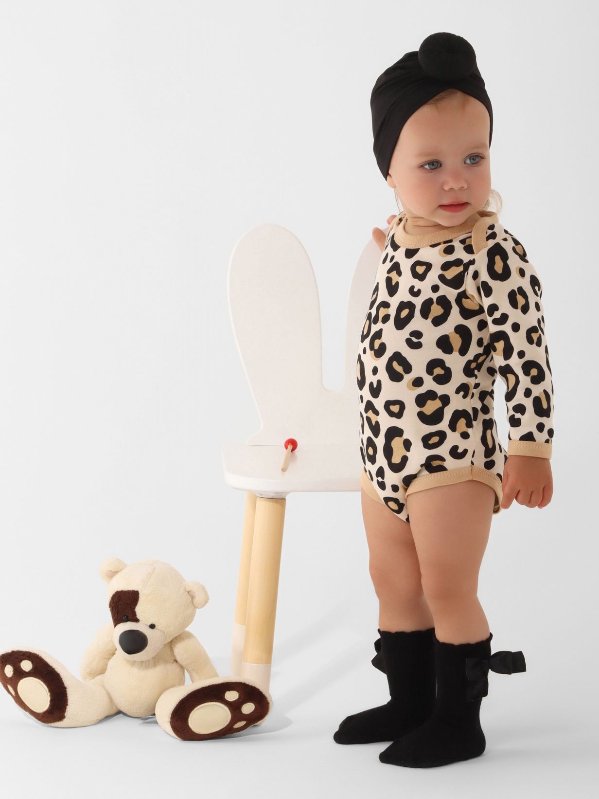 Боди для новорожденных Крошка Я "Леопард" рост 62-68 см