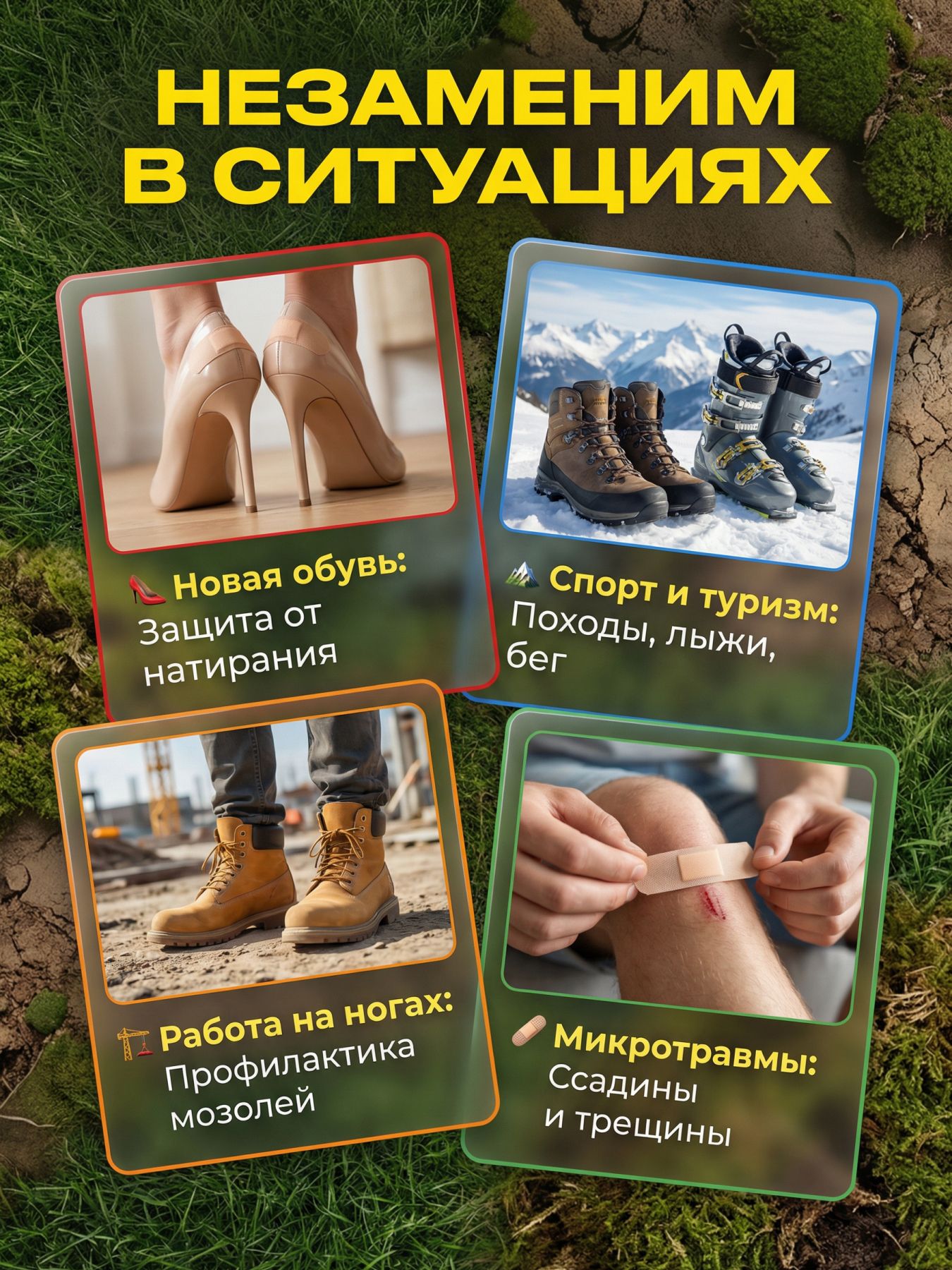 Мазь от мозолей, натёртостей, волдырей