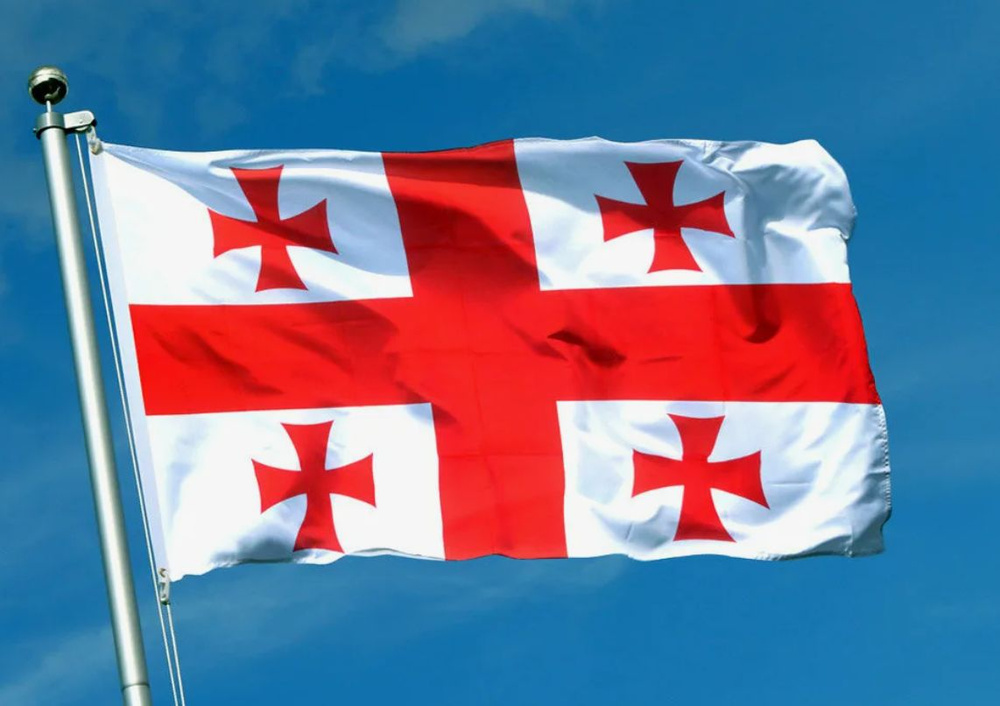 Флаг Грузии 40х60 см с люверсами #1