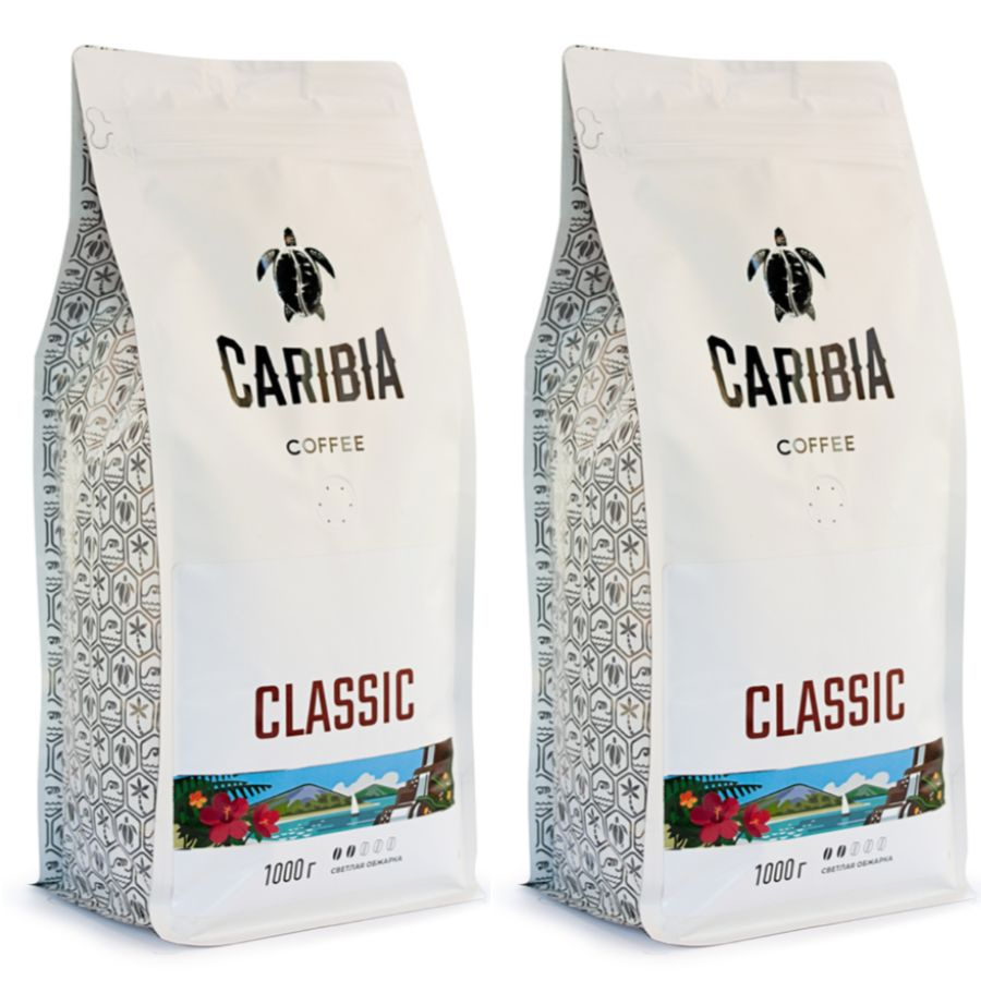 Кофе в зернах Caribia Classic 1 кг 2 штуки #1