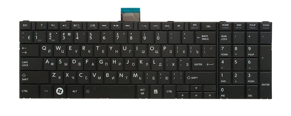 Клавиатура для ноутбука Toshiba Satellite L875-B6M #1