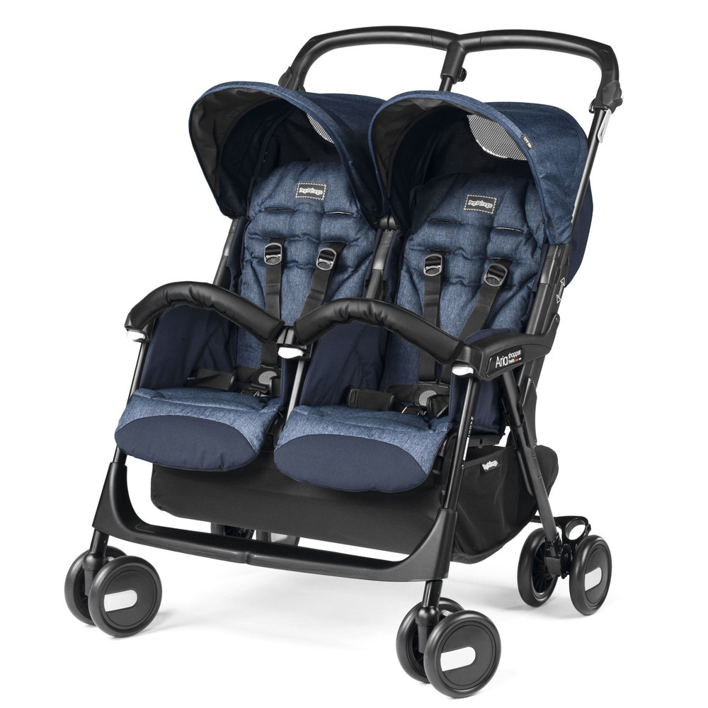 Коляска для двойни Peg-Perego Aria Shop Twin Indigo #1