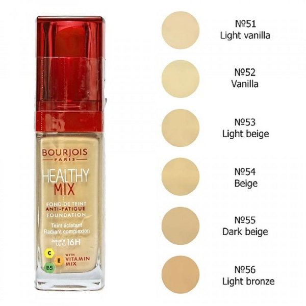 Bourjois Healthy Mix Foundation Тональный крем, тон 52 - купить с ...