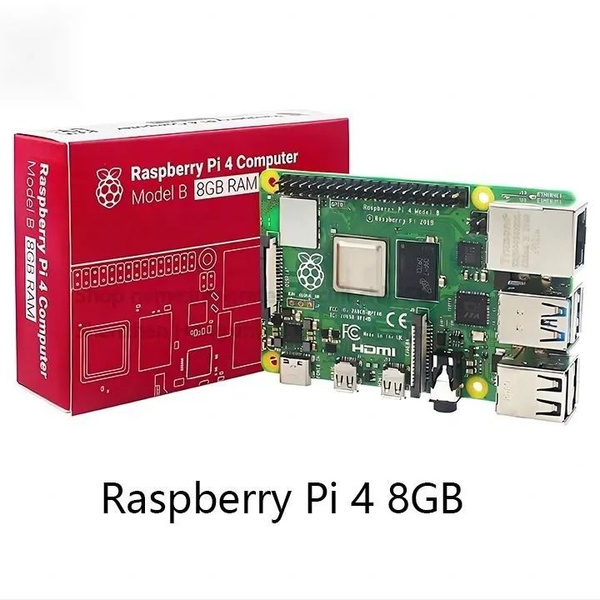 Микрокомпьютер Raspberry Pi Pi 4 Model B 8Gb, 8.5 см - купить по низким ...