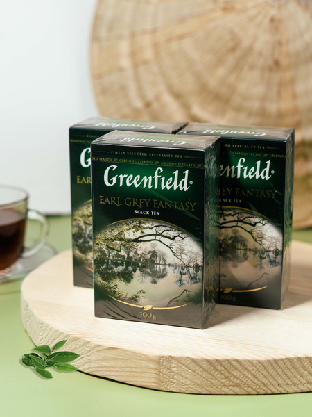 Чай чёрный Greenfield Earl grey fantasy 3 шт. по 100 гр. (12/25) №5 ...