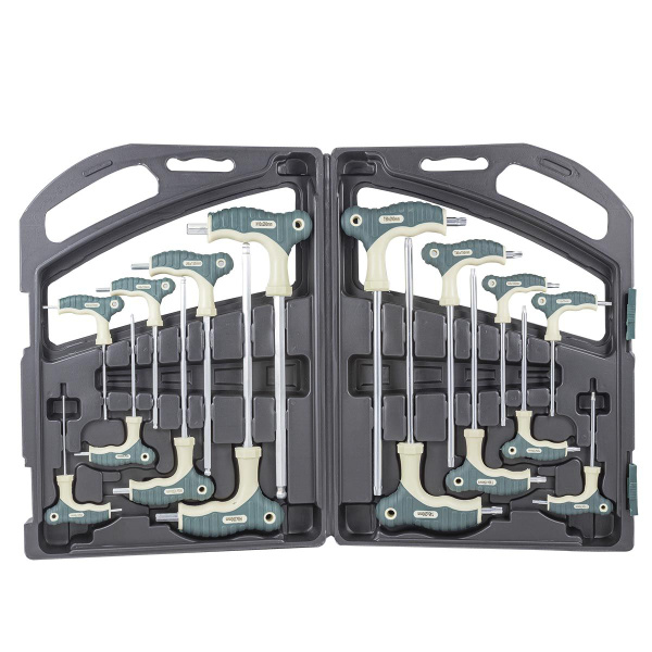 Набор ключей Т-образных TORX, 6-гранных с шаром 16 предметов - купить с ...