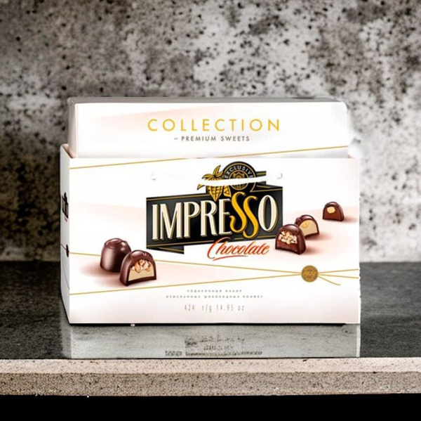 Конфеты шоколадные Impresso Белый 424 г - купить с доставкой по ...