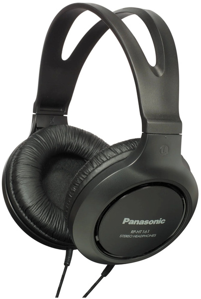 Наушники Накладные Panasonic RP-HT161E-K-1kz Проводное RP-HT161E-K ...
