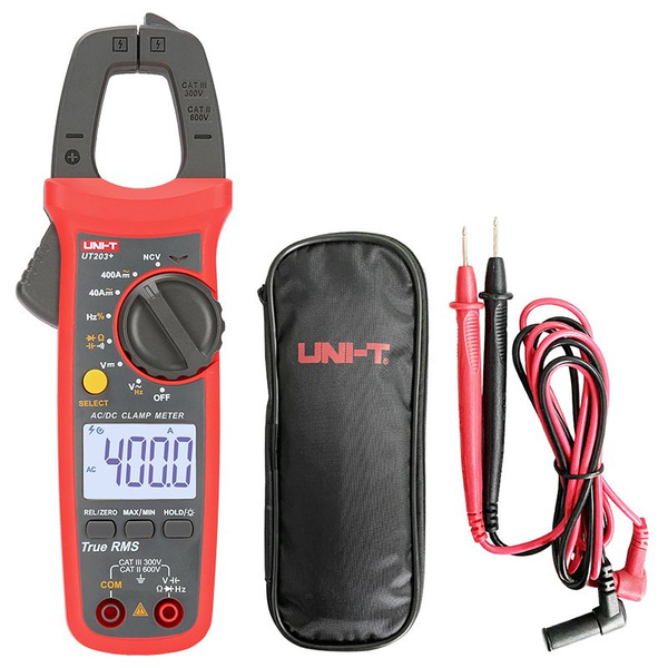 Токовые клещи UNI-T UT203+ с True RMS для измерения постоянного ...