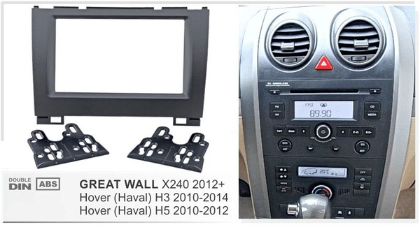 Переходная рамка Great Wall Hover H-3, H-5 2din (Incar RGW-N01)Штатное ...