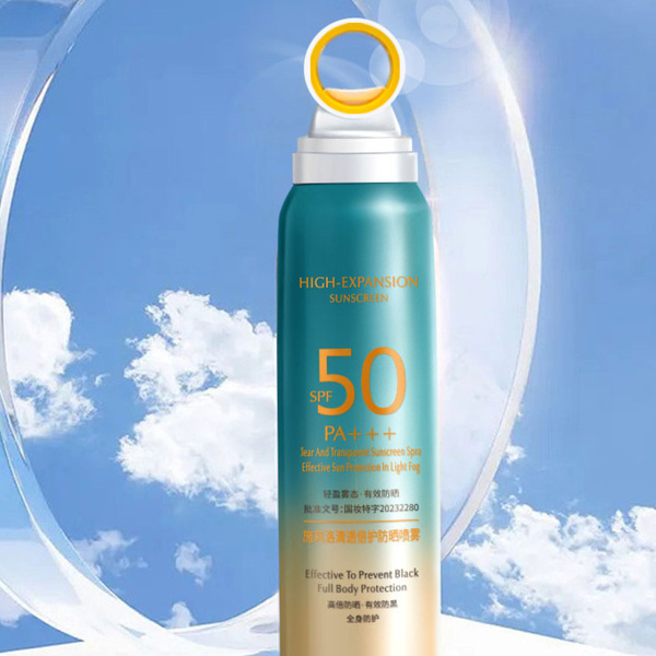 Легкий водостойкий SPF 50 солнцезащитный спрей SYUMON - купить с ...