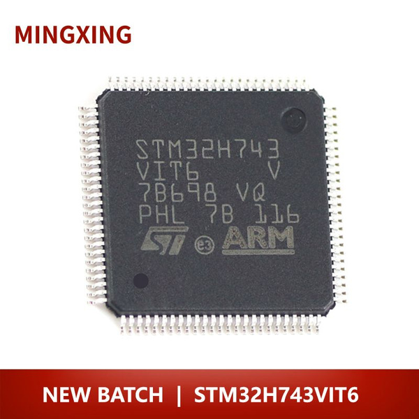 (2шт)новый оригинальный STM32H743VIT6 LQFP-100 STM32 High Performance ...