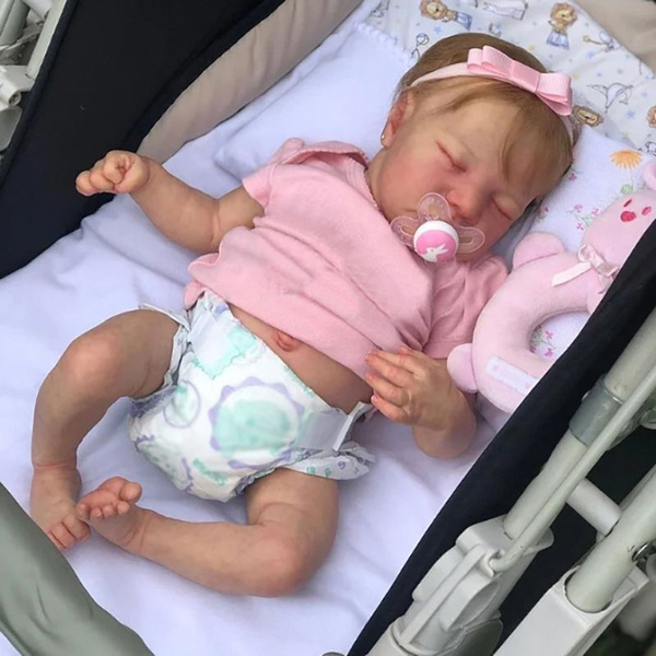 18-дюймовые силиконовые куклы Reborn Levi, Спящая кукла девочки ...
