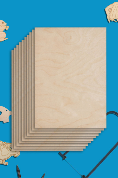 Фанера для творчества А4 - 10 листов - купить с доставкой по выгодным ...