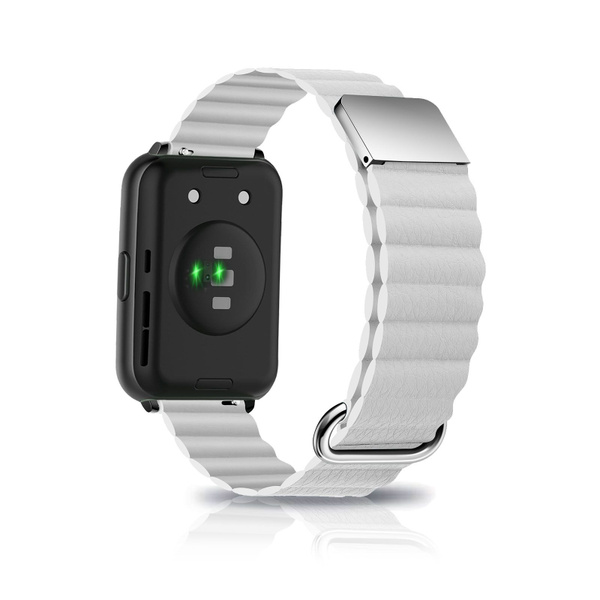 Ремешки для Huawei Watch Fit 2,Силиконовый кожаный магнитный ремешок ...
