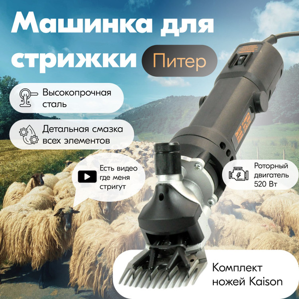 Машинка для стрижки овец Питер / Профессиональная - купить с доставкой ...