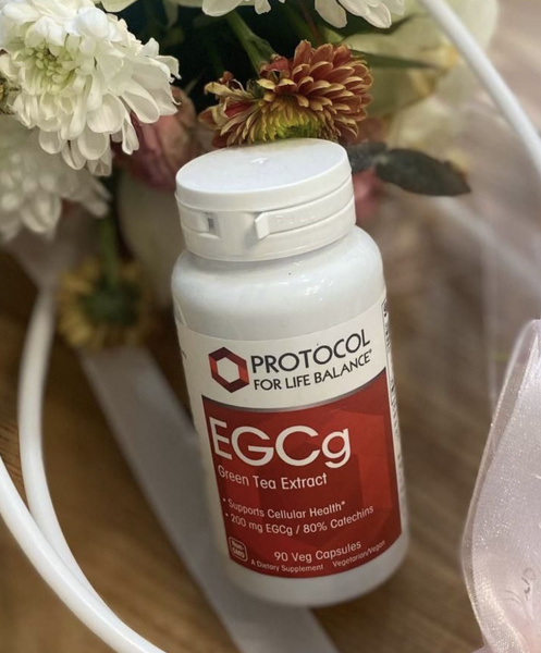 Protocol for life balance,EGCg, Экстракт зеленого чая,90 вегетарианских ...