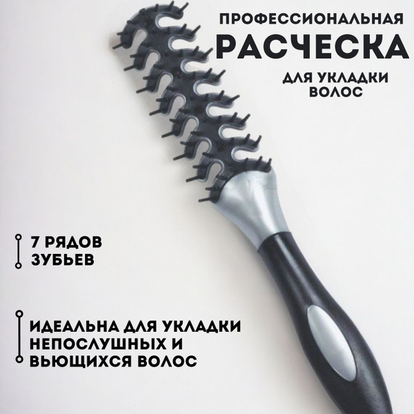 Расческа для укладки и сушки волос скелетная продувная - купить с ...