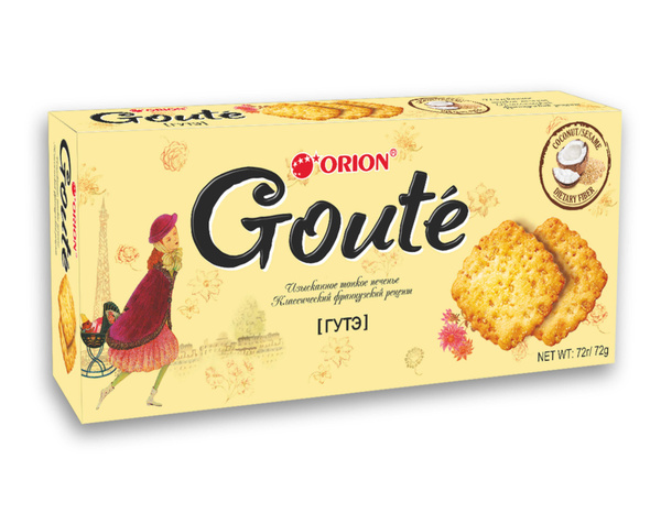 Печенье ''ОРИОН'' GOUTE 72 гр - купить с доставкой по выгодным ценам в ...