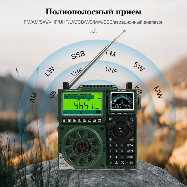 Характеристики RETEKESS Магнитола Портативный Карманный Радиоприемник ...