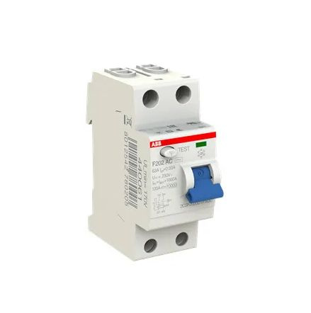 Устройство защитного отключения УЗО ABB F202 63A/ 30mA/AC ...