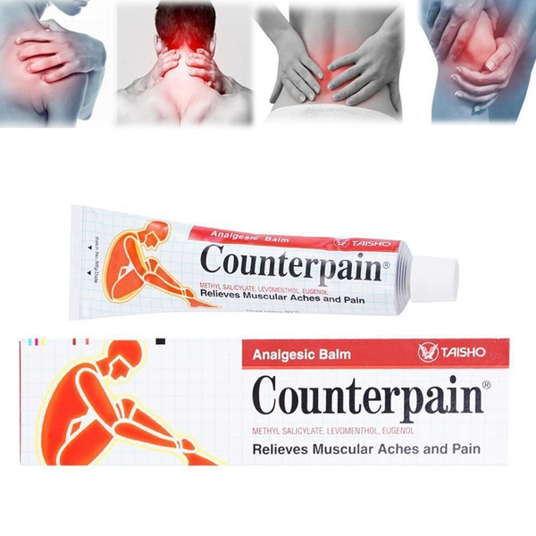 120 г Counterpain массажный крем от синяков, растяжений, болей в спине ...