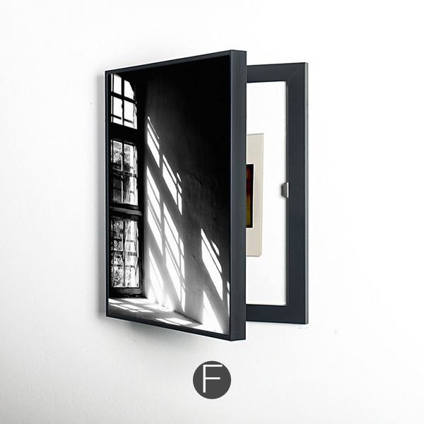 Крышка электросчетчика, внутренняя электрическая панель, скрытые ...