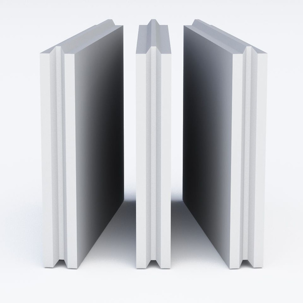 Плита гипсовая огнестойкая пазогребневая (ПГП) GIFAS полнотелая ...