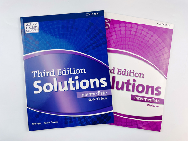 Solutions Intermediate (3-ed) набор Student's Book + Workbook with CD ...