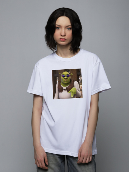 Футболка Девочки, Мальчики jojo print белый Средний, размер 42 Хлопок ...