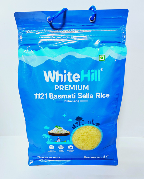 Рис Басмати White Hill(премиум) 1121 Sella пропаренный очень длинный ...