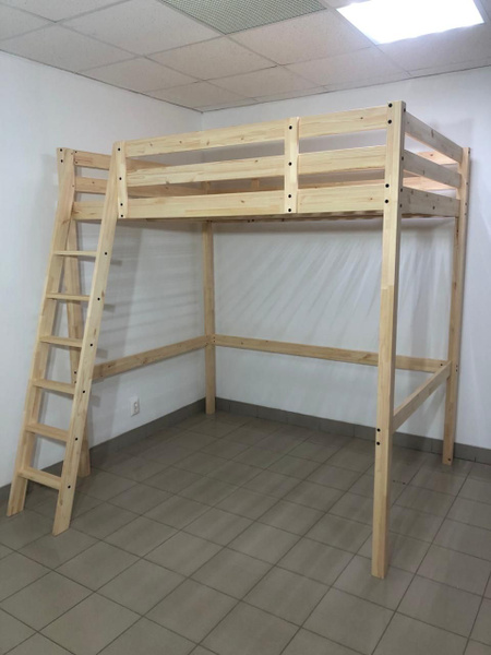 Кровать-чердак IKEA Кровать-чердак_Bed_stora_140_200_IKEAx153x214 см ...