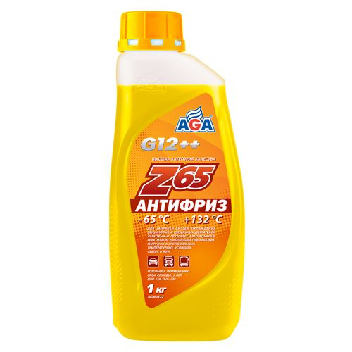 Антифриз AGA Ага желтый, Готовый раствор купить по выгодной цене в ...