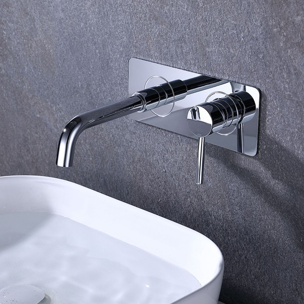 Встраиваемый смеситель для раковины/умывальника, латунь, поворотный ...