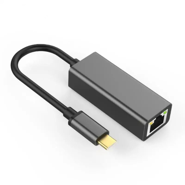 Адаптер Ethernet типа С, сетевая карта, USB Тип-С к РДЖ45, 100 Мбит/с ...