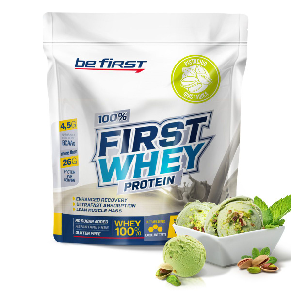 Протеин сывороточный для набора мышечной массы Be First 100% First Whey ...