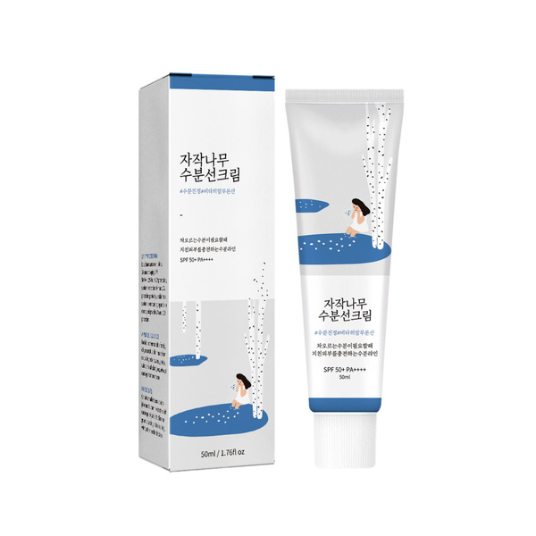 Солнцезащитный крем для лица с березовым соком ROUND LAB Birch Juice ...