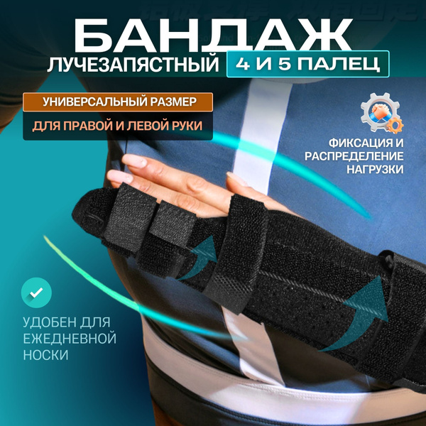 Бандаж на лучезапястный сустав, фиксатор на запястье, ортопедическая ...
