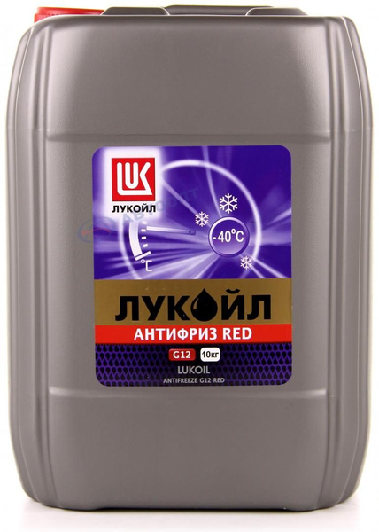 Антифриз ЛУКОЙЛ (LUKOIL) лукойл красный, Готовый раствор купить по ...