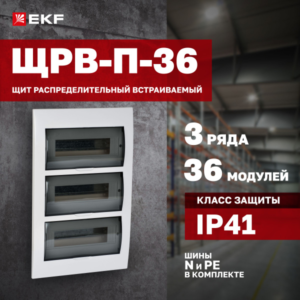 Вопросы и ответы о Щиток электрический встраиваемый на 36 модулей для ...