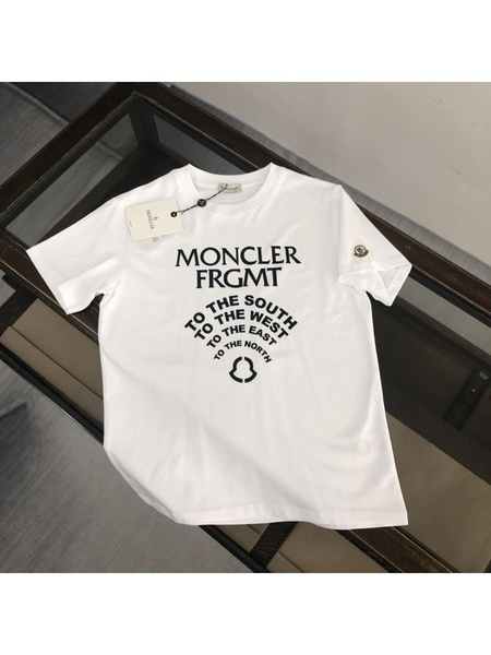 Футболка MONCLER, размер 48, цвет черный - купить по выгодной цене в ...