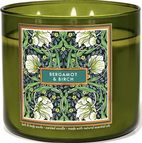 Свеча ароматическая Bath and Body Works "Композиция -Бергамот, Черная ...