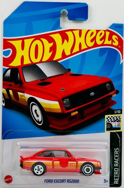 Hot Wheels Машинка хот вилс Ford Escort RS2000 красный - купить с ...