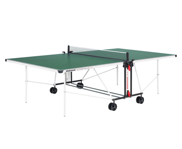 Теннисный стол DONIC OUTDOOR ROLLER FUN GREEN,для дома, для улицы ...