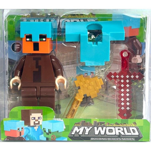 12F Конструктор minifigures Minecraft, фигурка Майнкрафт 8 см. - купить ...