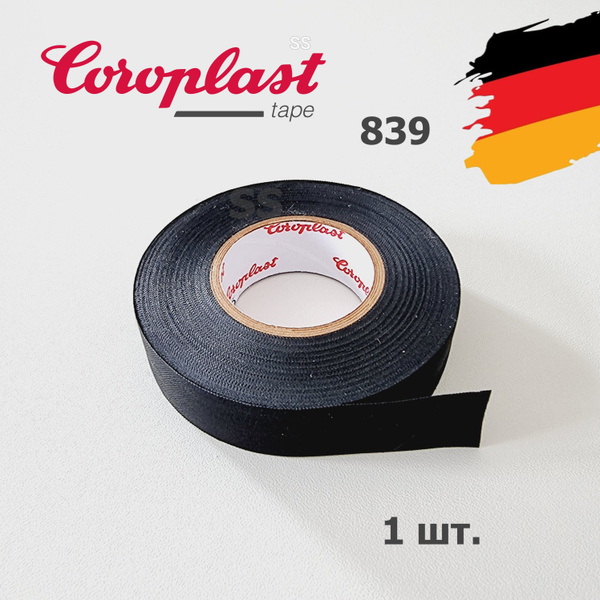 Характеристики Coroplast 839, 1шт. 25 метров * 19мм * ПЭТ-ткань лавсан ...