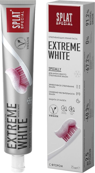 Зубная паста Splat Special Extreme White Экстра Отбеливание 75мл х1шт ...