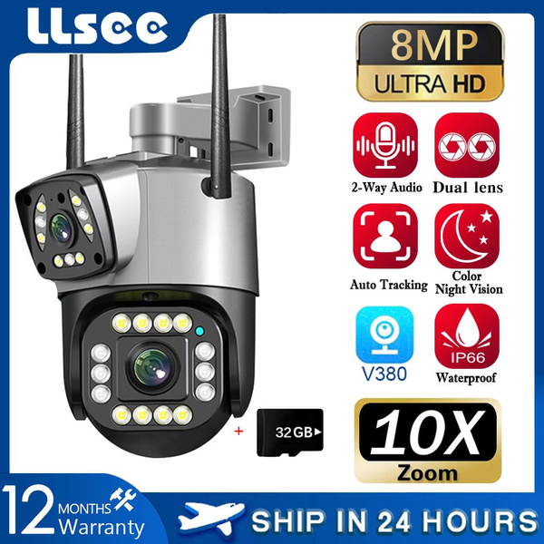 Камера видеонаблюдения LLSEE V380-PS4-8MP 1080P - купить по низким ...