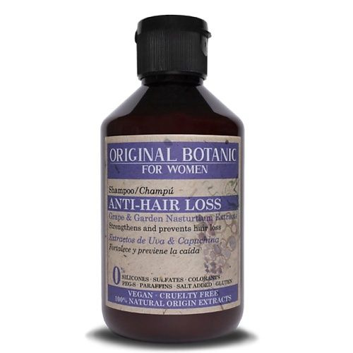 ORIGINAL BOTANIC Шампунь для волос против выпадения для женщин Anti ...