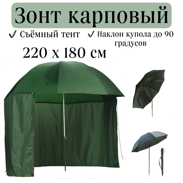 Палатка для рыбалки 2-местная Coolwalk пляжный зонт - купить по ...